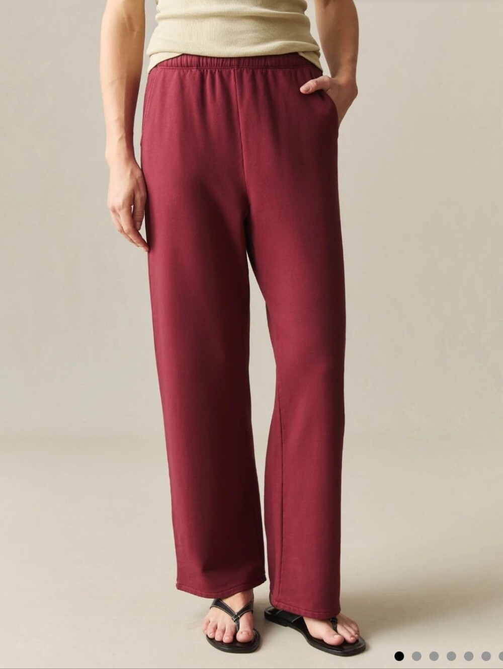 American Giant Women's Small Modal Fleece Straight Pant NWOT